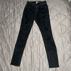 Destress skinny jeans